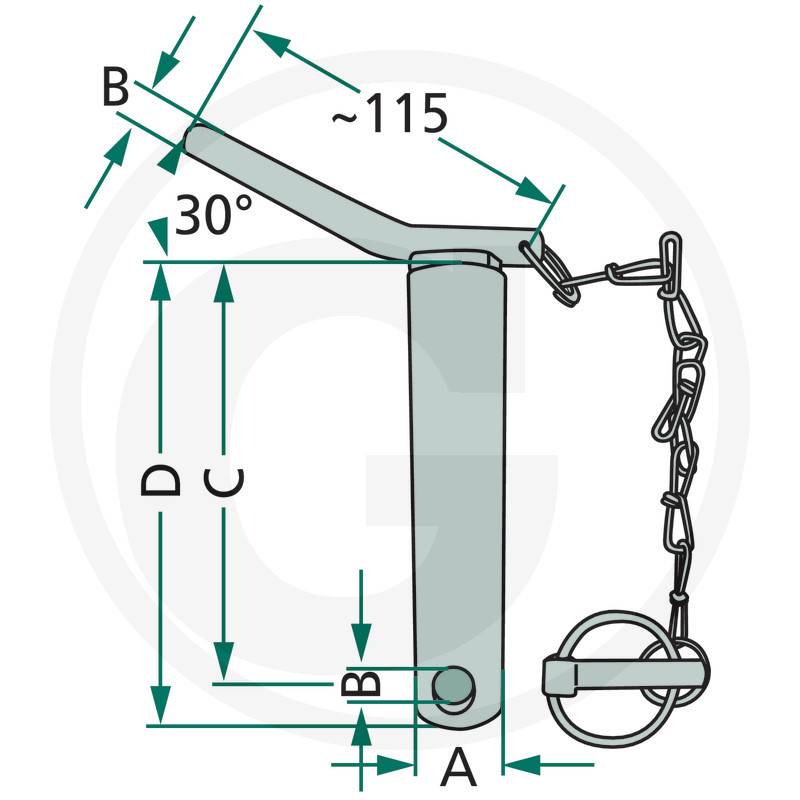 BOLT TIRANT 20012871 FI25*135